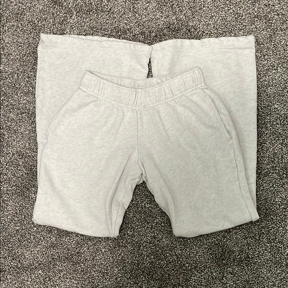 Light Gray/White sweatpants